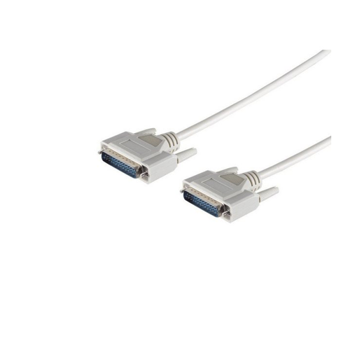 Bild von Kabelbude.eu SUB-D Anschlusskabel, 25-polig, Doppelseitig, Vergossene Gehäuse – Computer-Kabel (300 cm)