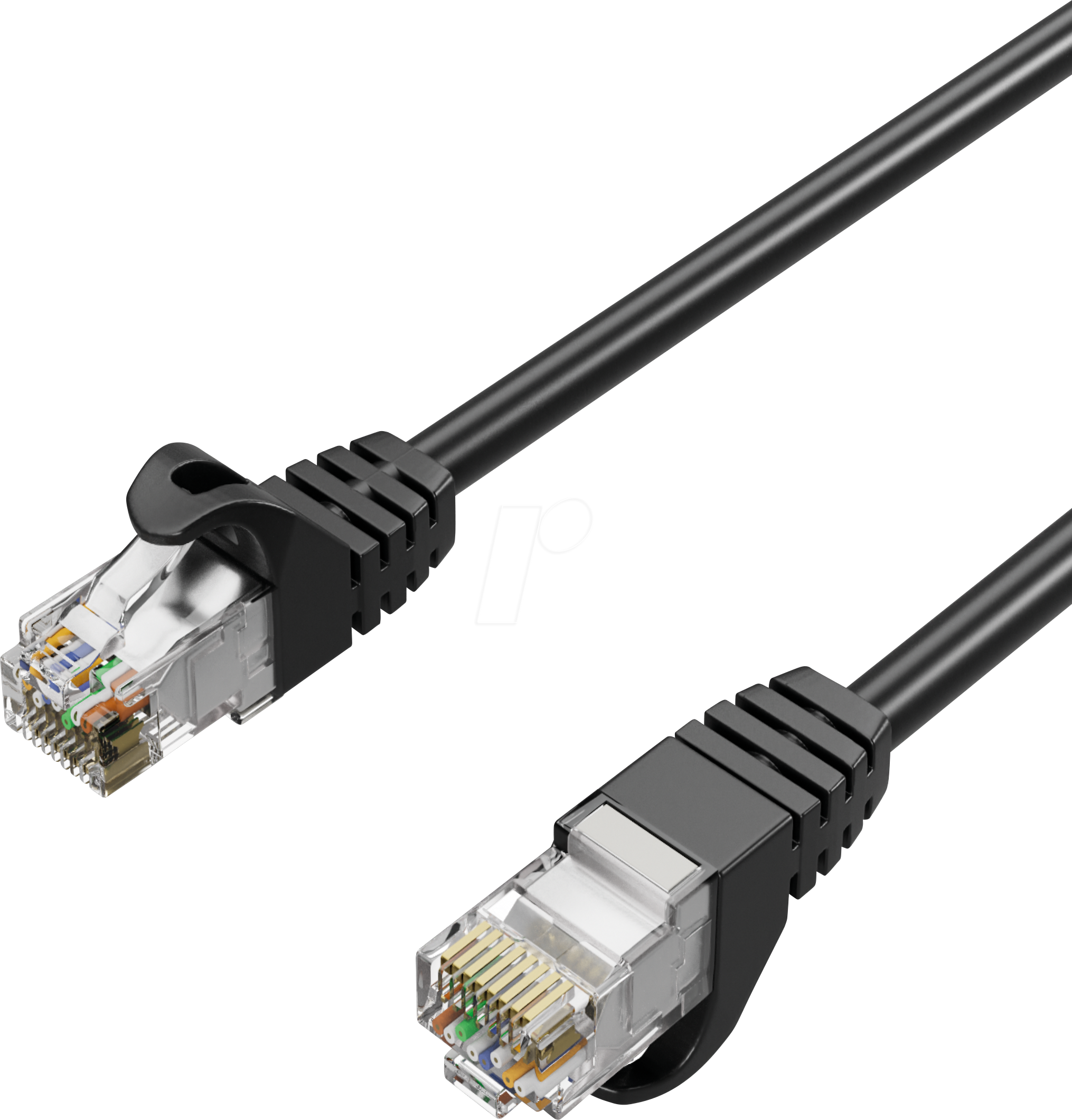 Bild von FLX FL31-39495 - Patchkabel, Cat.7, S/FTP, PUR, schwarz, 40m