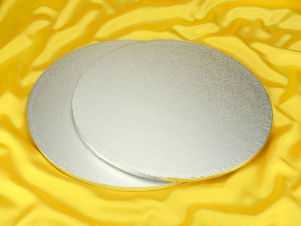 Bild von Cakeboard rund 40cm silber