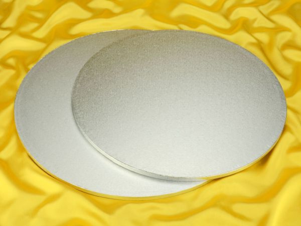 Bild von Cakeboard rund 46cm silber
