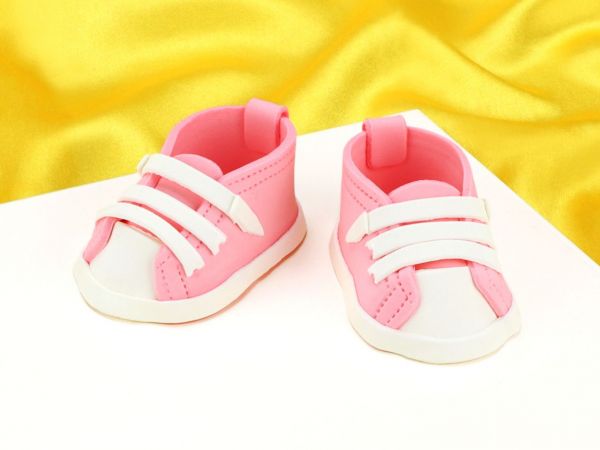 Bild von Feinzucker Babyschuhe pink