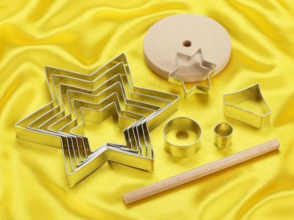 Bild von Ausstecherset Tannenbaum 3D