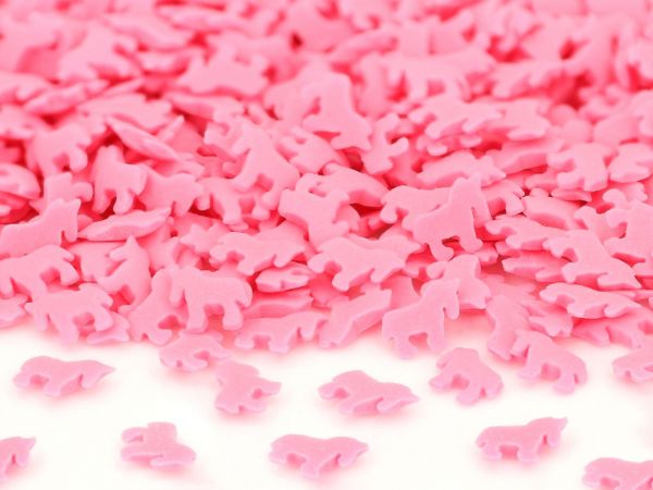 Bild von Streudekor Einhorn rosa 80g