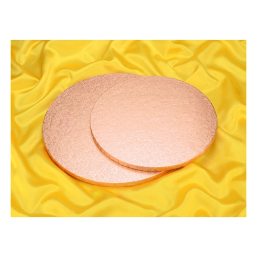 Bild von Cakeboard rund 25cm roségold von Cake-Masters