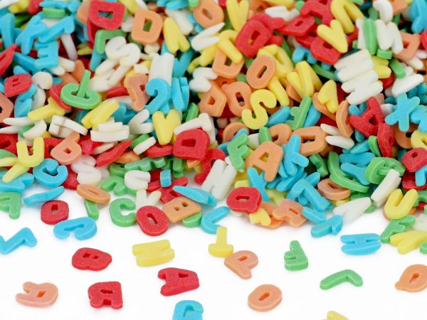 Bild von Streudekor Buchstaben ABC 80g