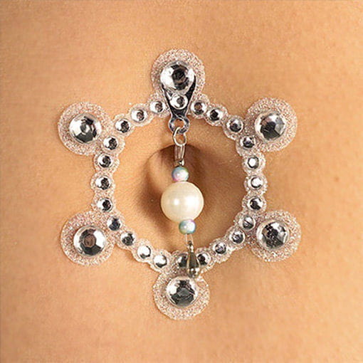 Bild von Bauchnabel Schmuck mit Strass