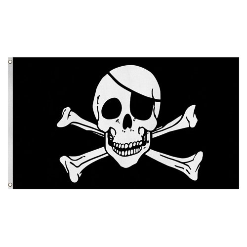 Bild von normani Flagge Fahne Piratenflagge 90 cm x 150 cm