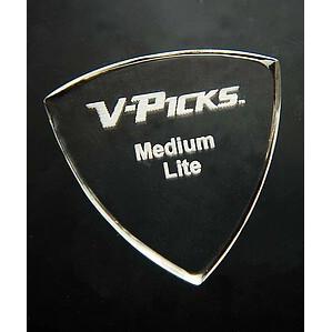 Bild von V-Picks V-Pick Medium Pointed Lite Pick (1.50 mm), Plektrum, Transparent