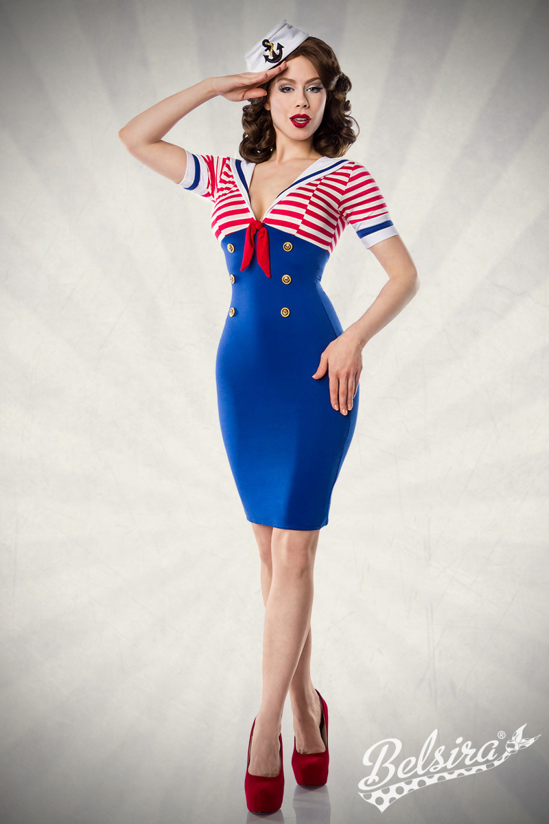 Bild von Süßes Marine Kleid ohne Matrosenmütze