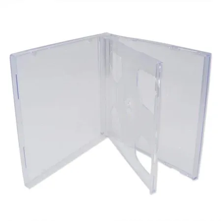 Bild von XLayer 100 DVD CD Hüllen 2fach 2er doppel Jewelcase transparent