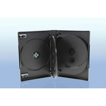 Bild von Sauerwald DVD Hüllen 8er Box schwarz, 25 Stück