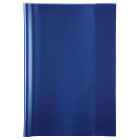 Bild von Idena Heftumschläge mit Baststruktur, DIN A4, transparent blau, 10 Stück