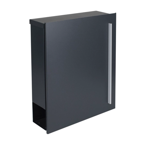 Bild von MOCAVI Briefkasten Box 115 mit Zeitungsfach anthrazit seidenglanz RAL 7016