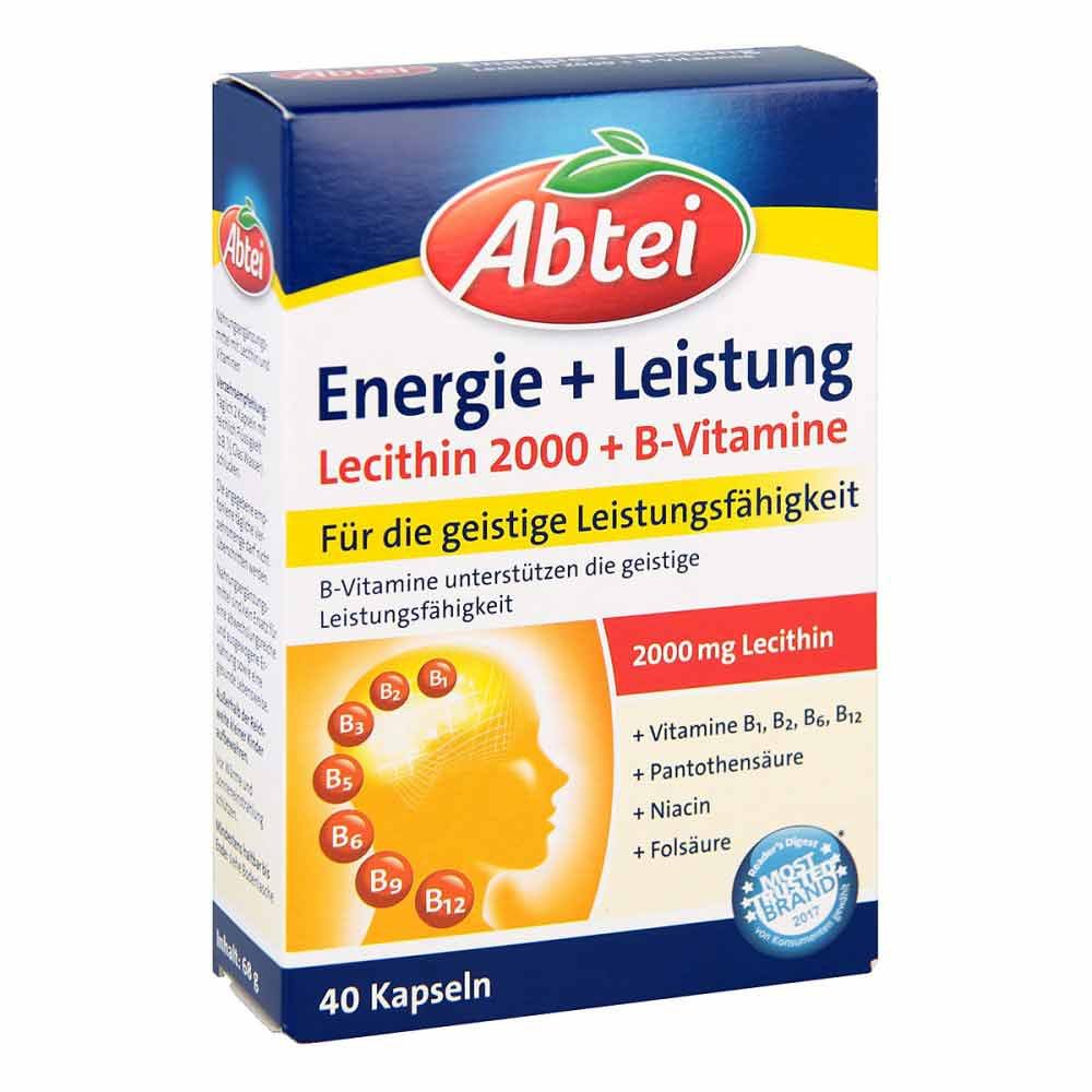 Bild von Abtei Lecithin 2000 Plus B-vitamine Kapseln