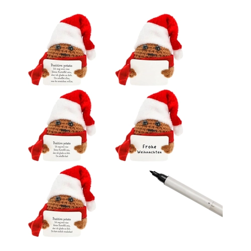 Bild von Positive Kartoffelpuppen für Weihnachten