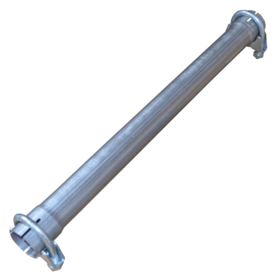 Bild von Ø 40x500mm Doppelschelle Universal Verbindungsstück Reparaturrohr Rohr mit Aufweitung Auspuff Schelle Rohrschelle Klemmstück Rohrverbinder Abgasanlage