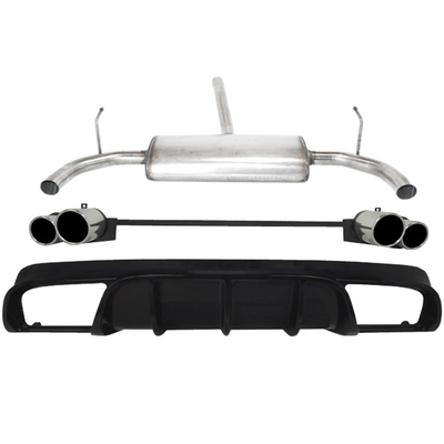 Bild von Alfa Romeo Giulietta 1,4 1,6 Edelstahl Sportauspuff Diffusor Auspuff