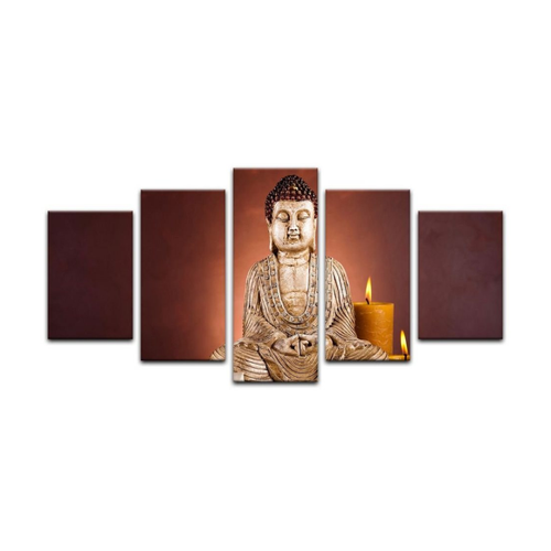 Bild von Bilderdepot24 Leinwandbild Buddha IV – Ein zeitloses Kunstwerk für Ihre Wände