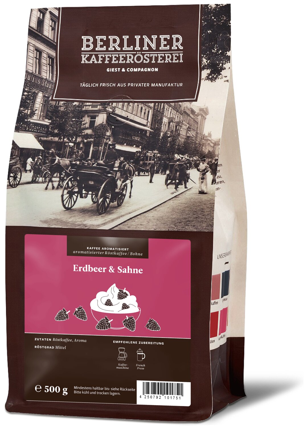 Bild von aromatisierter Kaffee Erdbeer &amp; Sahne
