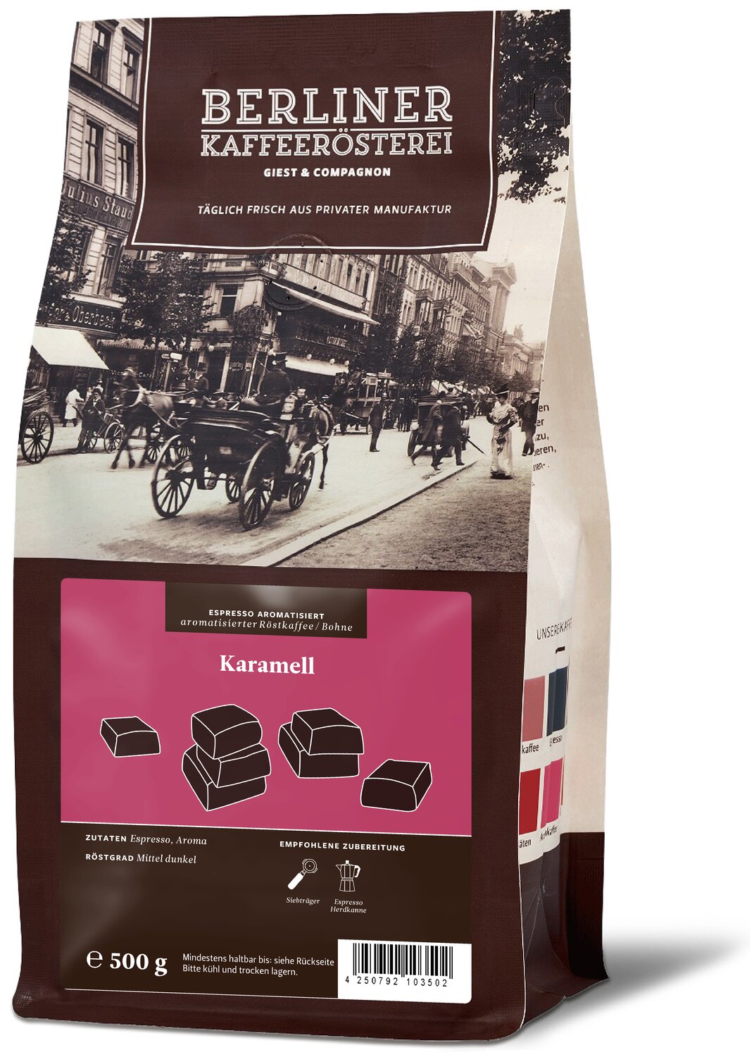 Bild von aromatisierter Espresso Karamell