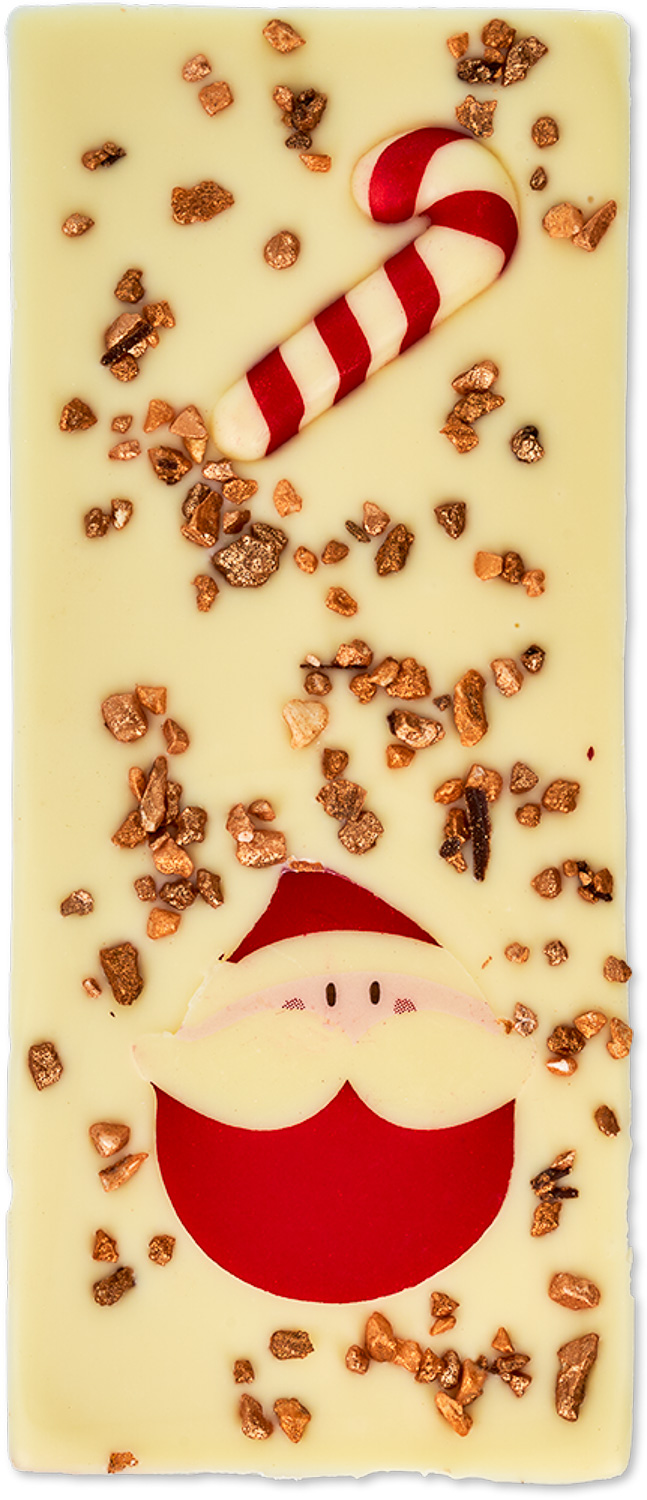 Bild von Tafel - Weihnachtsmann - weiss - Nr. 82