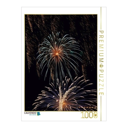 Bild von CALVENDO Puzzle Feuer... über der Stadt 1000 Teile