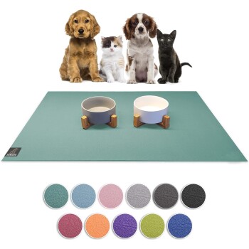 Bild von SANOZOO ® - Napfunterlage - Öko-Tex und Made in Germany petrol 40 cm, 60 cm