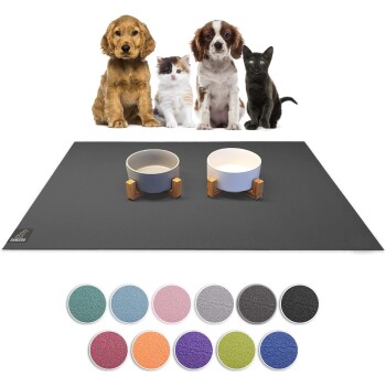 Bild von SANOZOO ® - Napfunterlage - Öko-Tex und Made in Germany grau 80 cm, 1,4 m