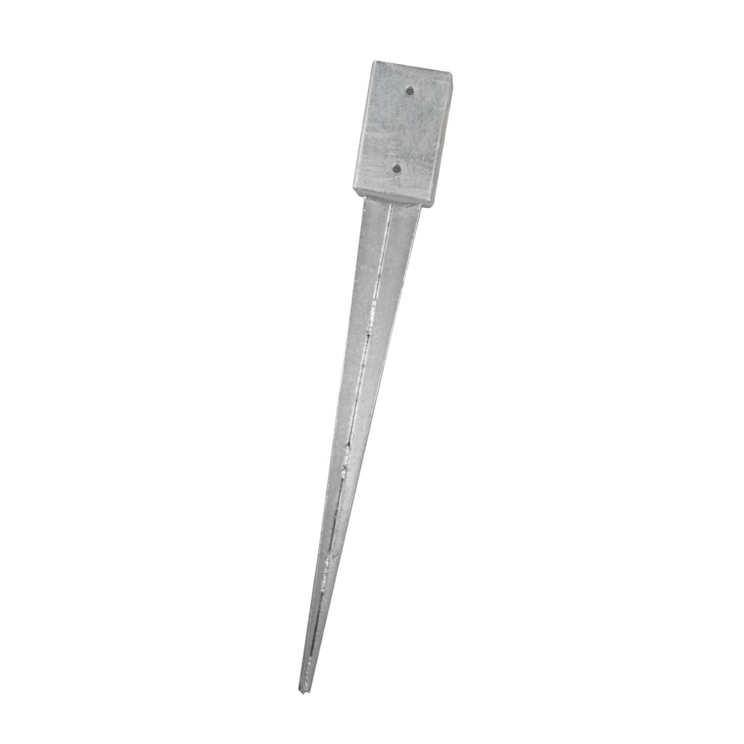 Bild von Set 5x Bodeneinschlaganker verzinkt 91 x 91 x 750 mm für 9 x 9 cm Pfosten