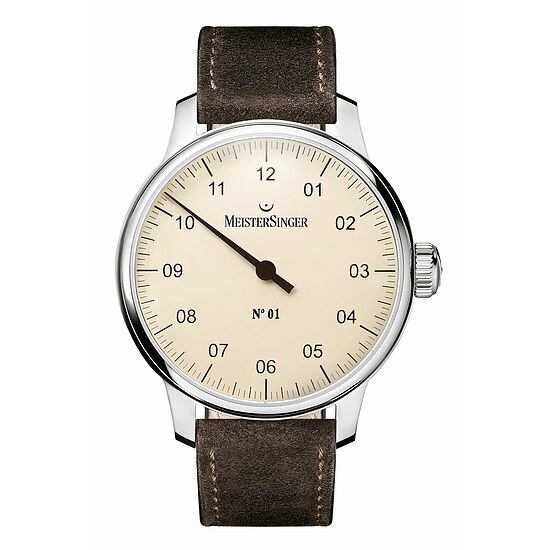 Bild von N°01 AM 3303 von Meistersinger die Einzeigeruhr mit Handaufzugwerk