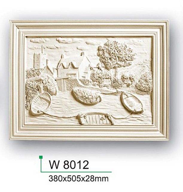 Bild von Grand Decor Wanddekoobjekt W8012 (1 Wandbild Dekor PU stoßfest 380x505mm)