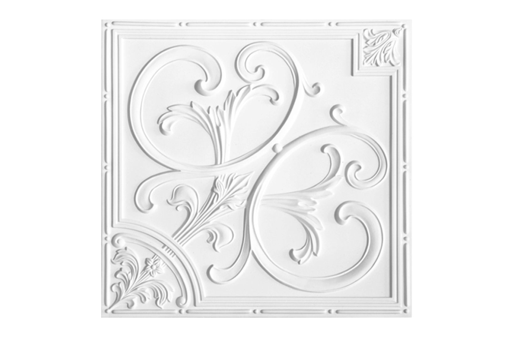 Bild von 1 StÃ¼ck Deckenplatte PU stoÃfest Perfect 61x61cm B4013
