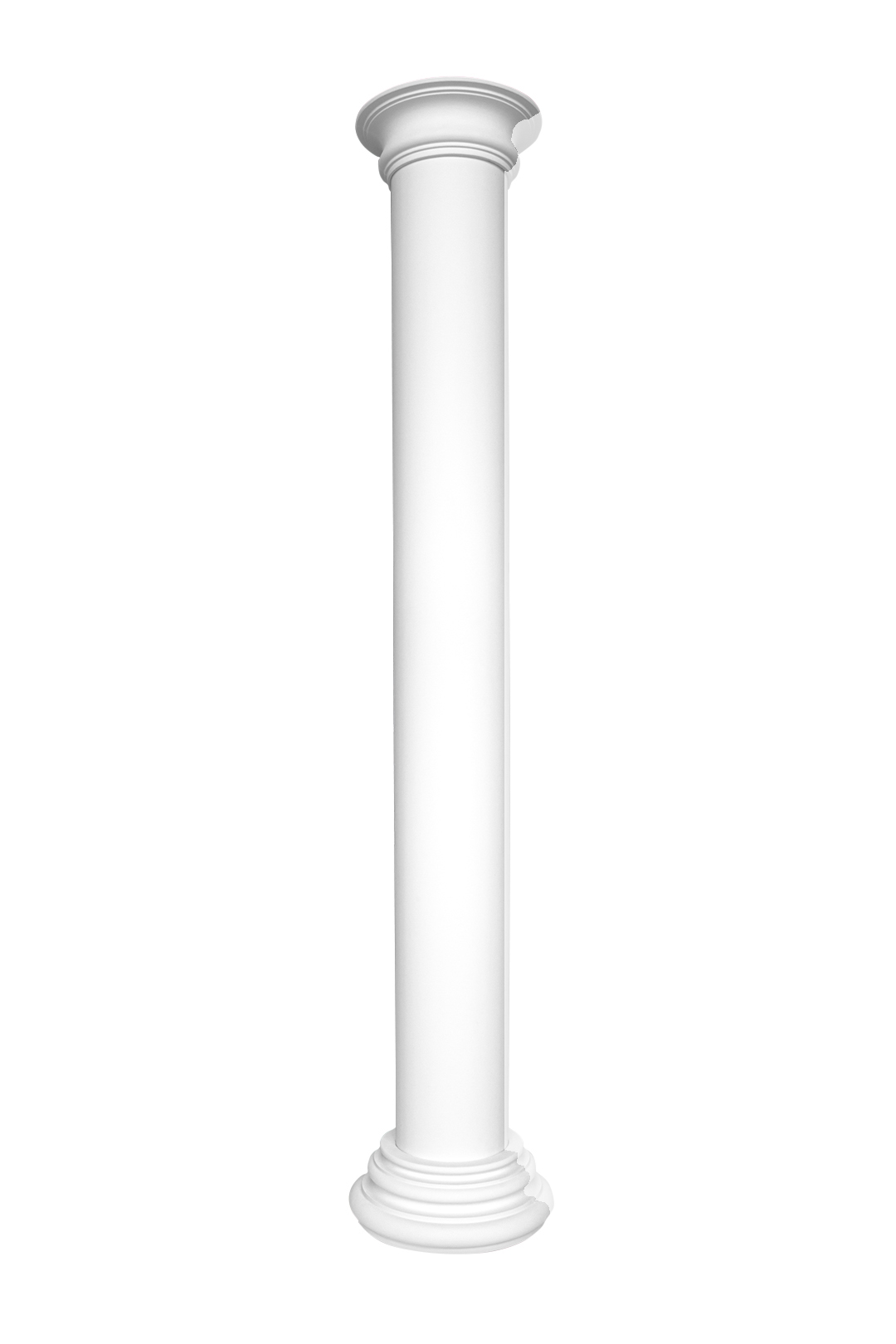 Bild von SÃ¤ulen und HalbsÃ¤ulen rund glatt Stuck Auswahl 240mm N3224