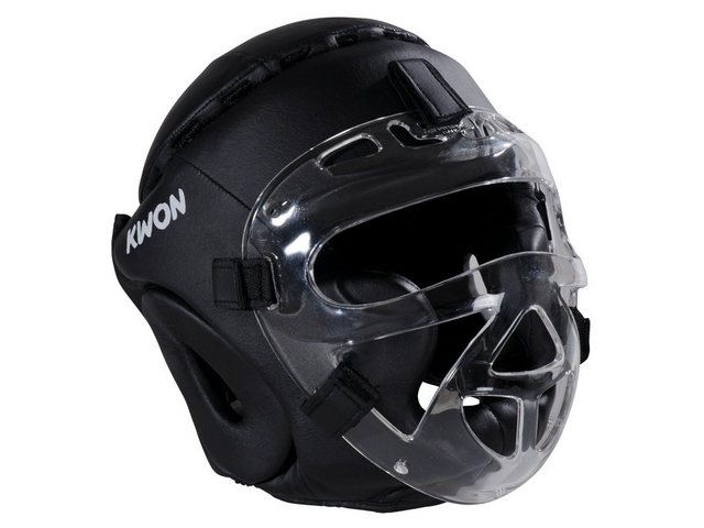 Bild von KWON Kopfschutz Kampfsport Plexiglas Maske Krav Maga Boxen Budo Kopfschutz, Luxusausgührung, Waffenkampf, SV, Vollkontakt, S - XL