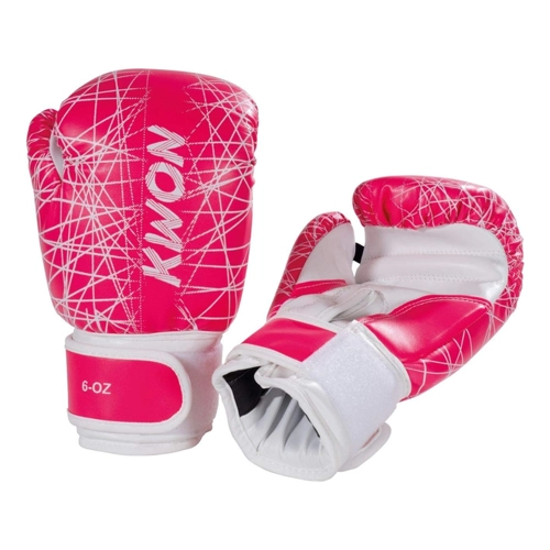 Bild von Kwon Kinder Boxhandschuhe Neon 6oz pink-blau