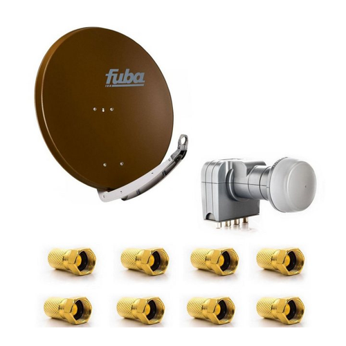 Bild von Fuba DAA 850 B Satellitenantenne 85cm mit DEK 417 Quad LNB