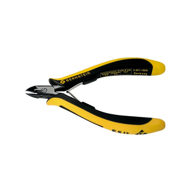 Bild von BERNSTEIN TOOLS FOR ELECTRONICS Elektro-Multifunktionswerkzeug ESD Mini-Seitenschneider EUROline ableitfähig 120 mm Mini-Wate, mit Dr
