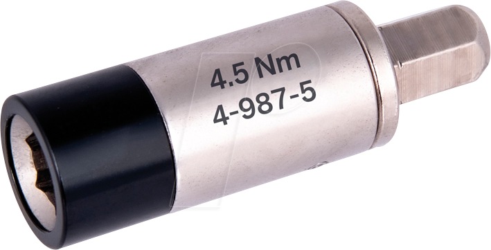 Bild von BERNSTEIN TOOLS FOR ELECTRONICS Drehmoment-Adapter 4.5Nm für 1/4 Zoll Innen+/Außenaufnahme Bit-Adapter, 1/4" Innenvierkant