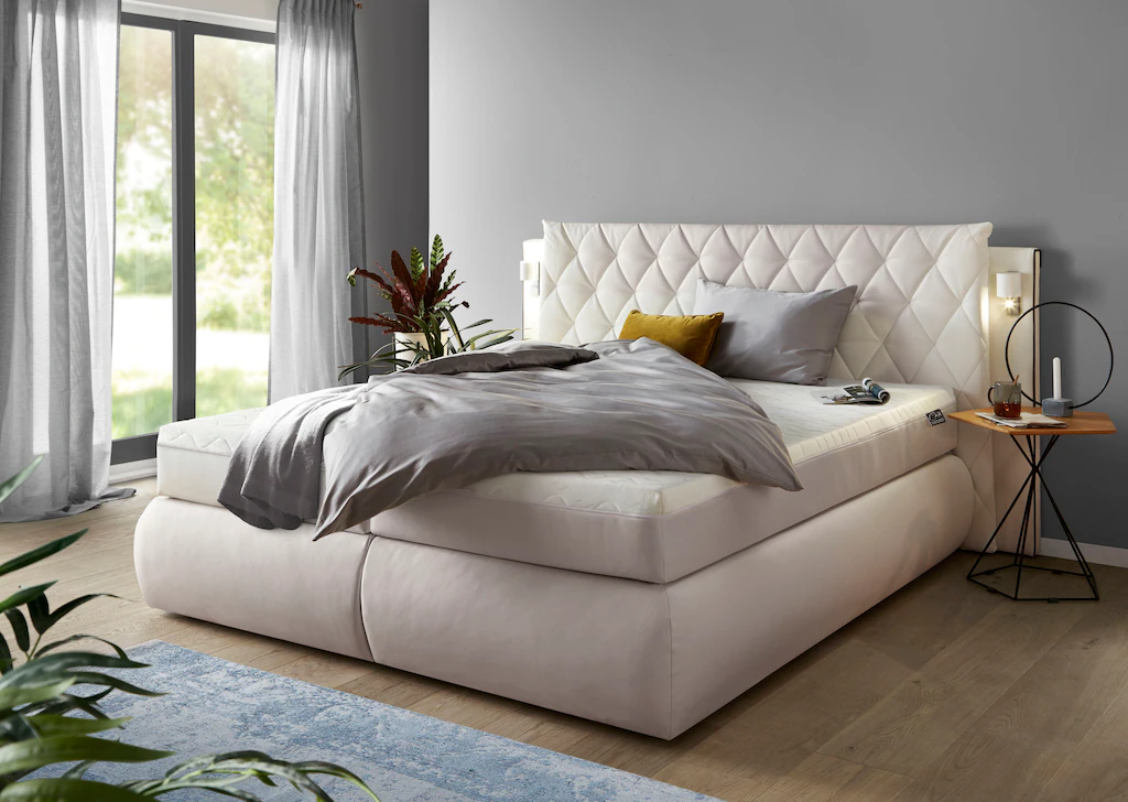 Bild von COLLECTION AB Boxspringbett, inklusive Bettkasten, LED-Beleuchtung und Topper