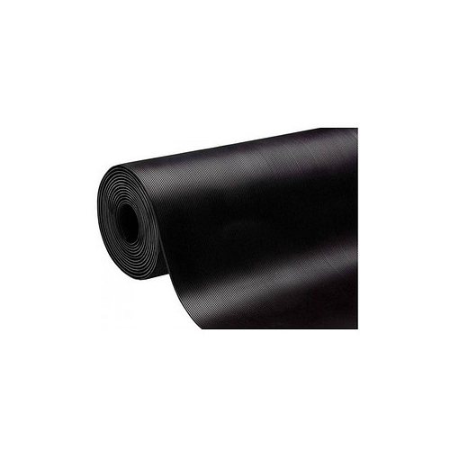 Bild von WESEMEYER Riefen-Gummimatte schwarz 100,0 x 150,0 cm – Ein zuverlässiger Schutz für Ihre Böden