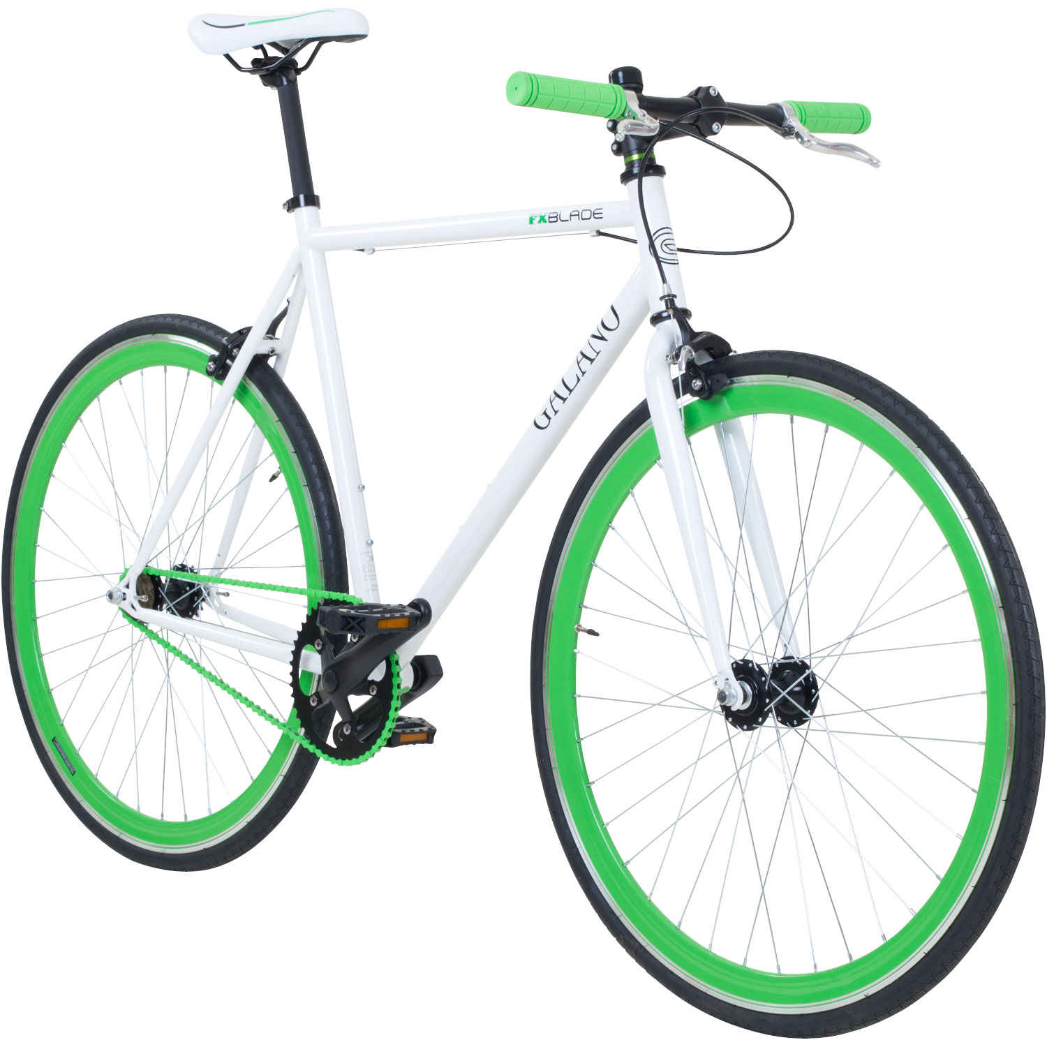 Bild von Galano Blade Fixie Fahrrad 28 Zoll Singlespeed 165 - 195 cm retro Urban Bike mit Flip Flop Nabe für Fixed Gear und Freilauf
