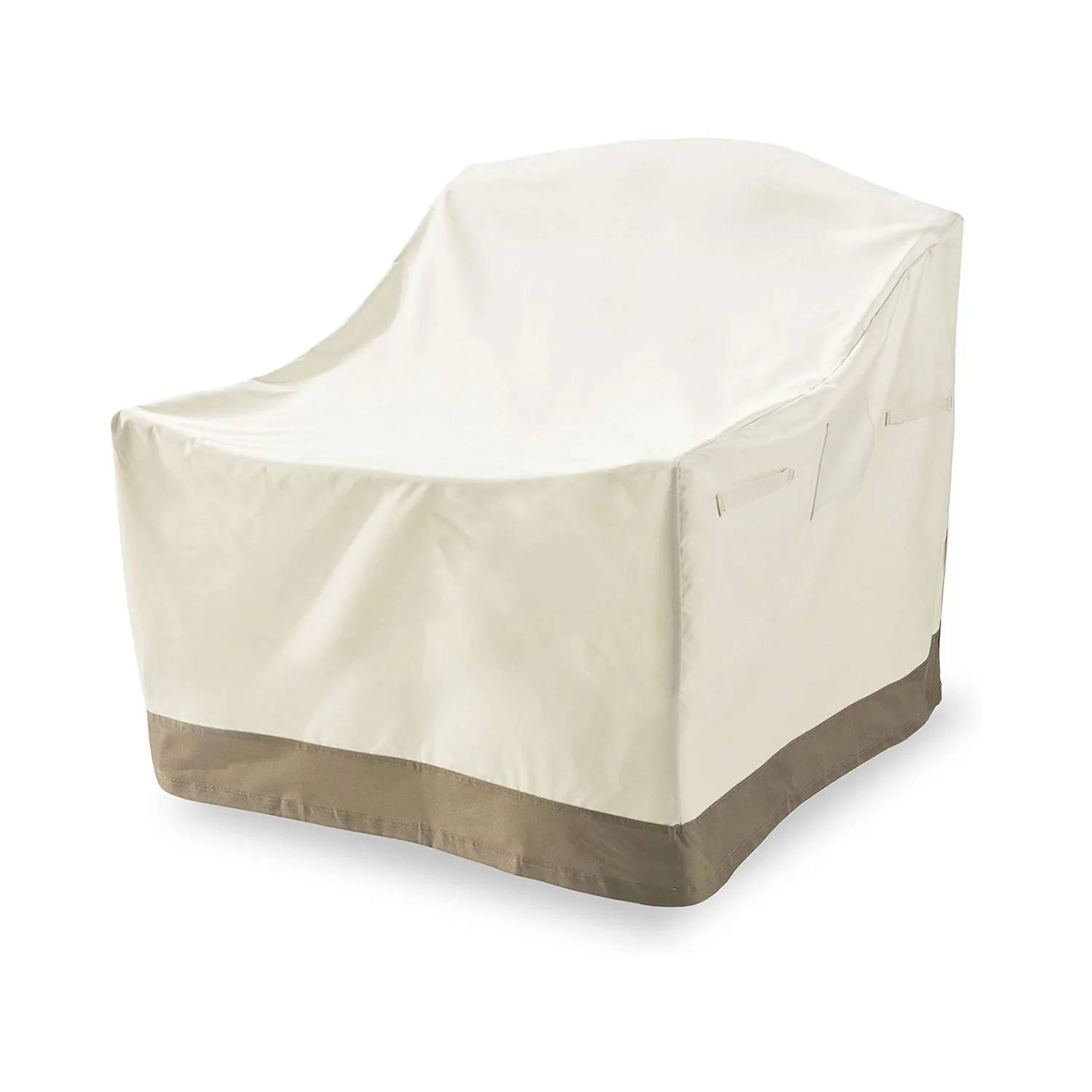 Bild von Lumaland Abdeckung für gestapelte Patio Stühle 85x65x80/119 cm beige (20580)