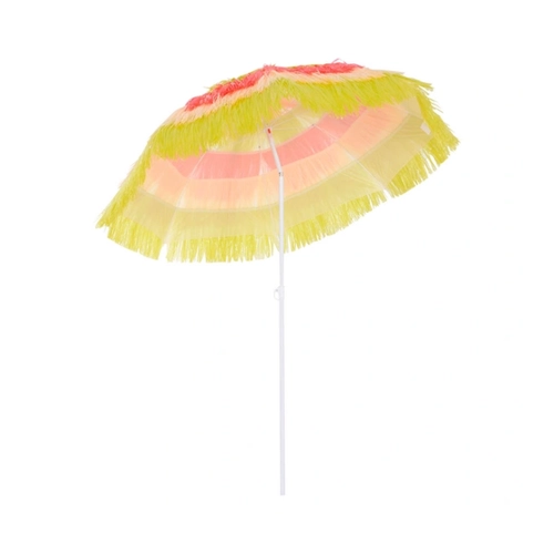 Bild von Outsunny Sonnenschirm Hawaiischirm Strandschirm Partyschirm Gartenschirm in verschiedenen Farben, 4 Modelle (Hawaiischirm/Ø160cm/bunt)   Aosom