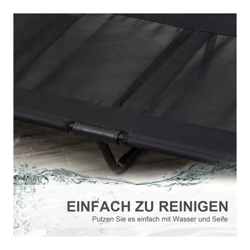 Bild von PawHut Hundeliege  Outdoor Schlafplatz, Hundebett & Hundesofa, Kaffee-Braun, 92x76x18cm  Aosom