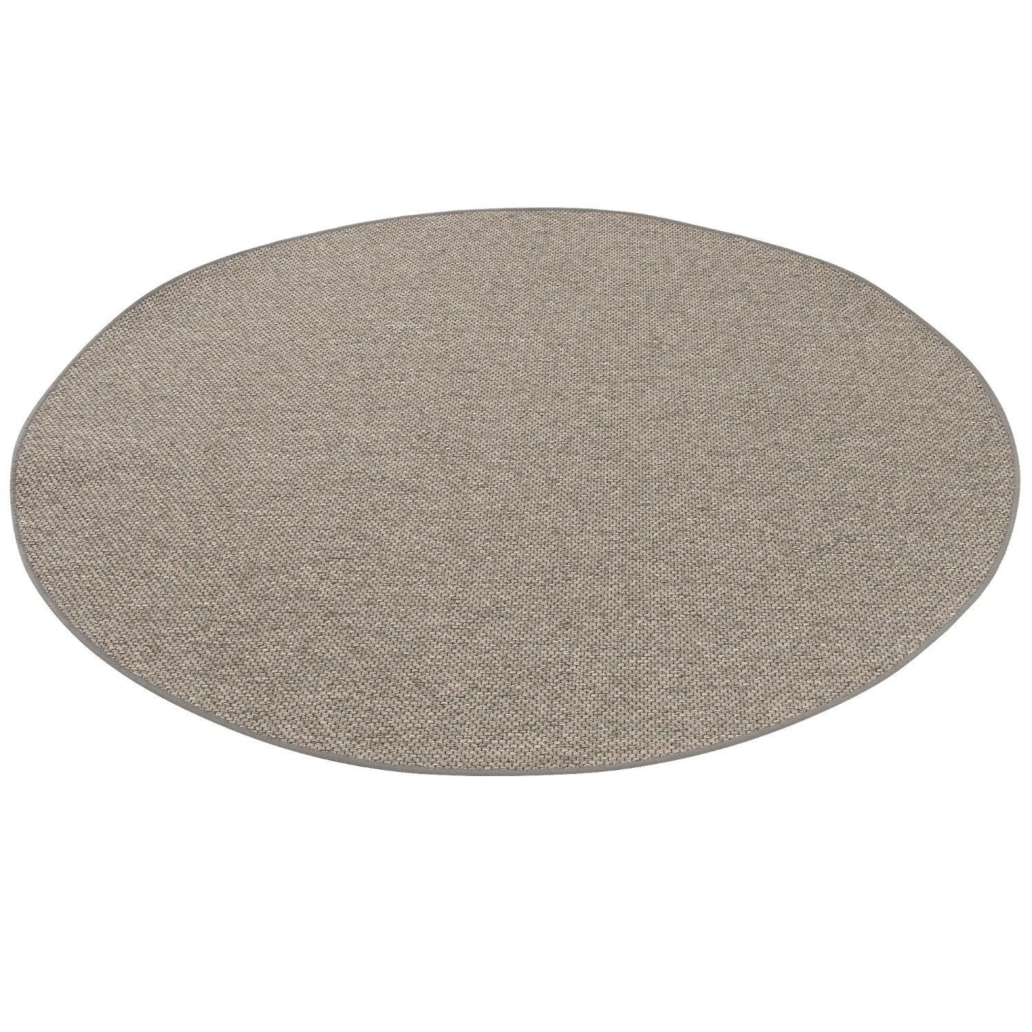 Bild von Snapstyle, Teppich, Bentzon Natur Flachgewebe Teppich Rund (133 x 133 cm)