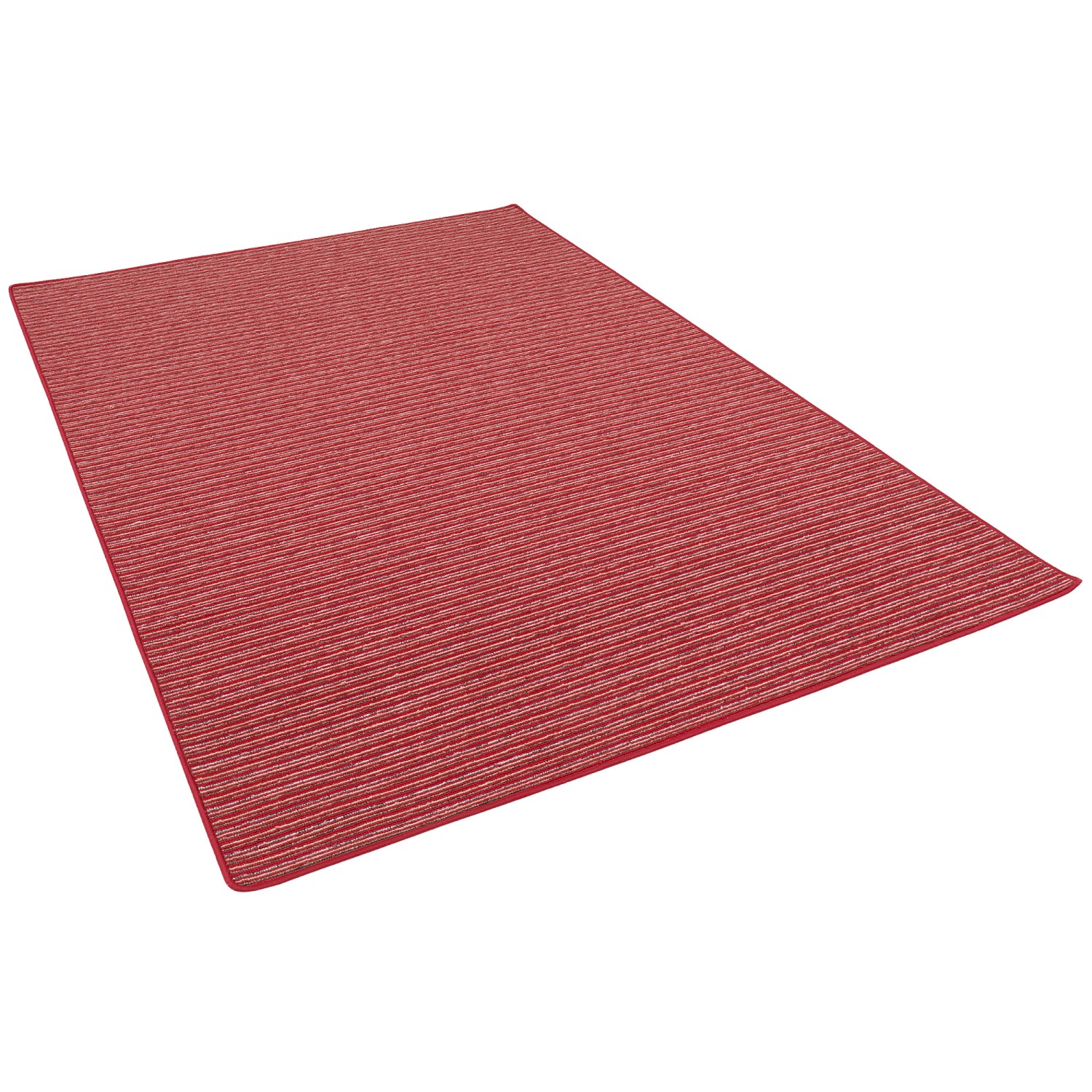 Bild von Snapstyle Streifenberber Teppich Marta Rot 80x320cm