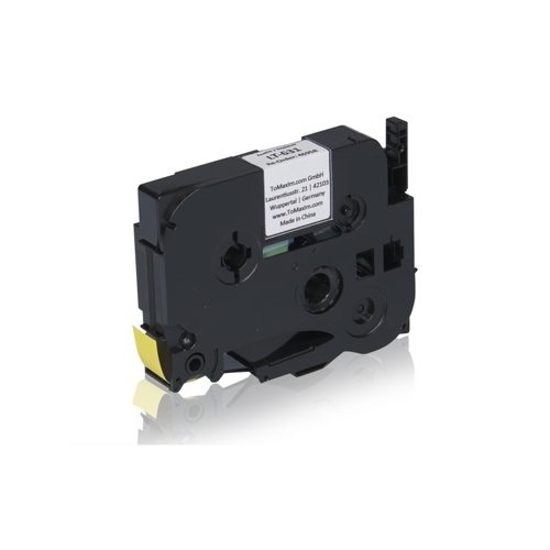 Bild von Vielseitiges Brother TZE631 P-Touch Farbband in Schwarz auf Gelb