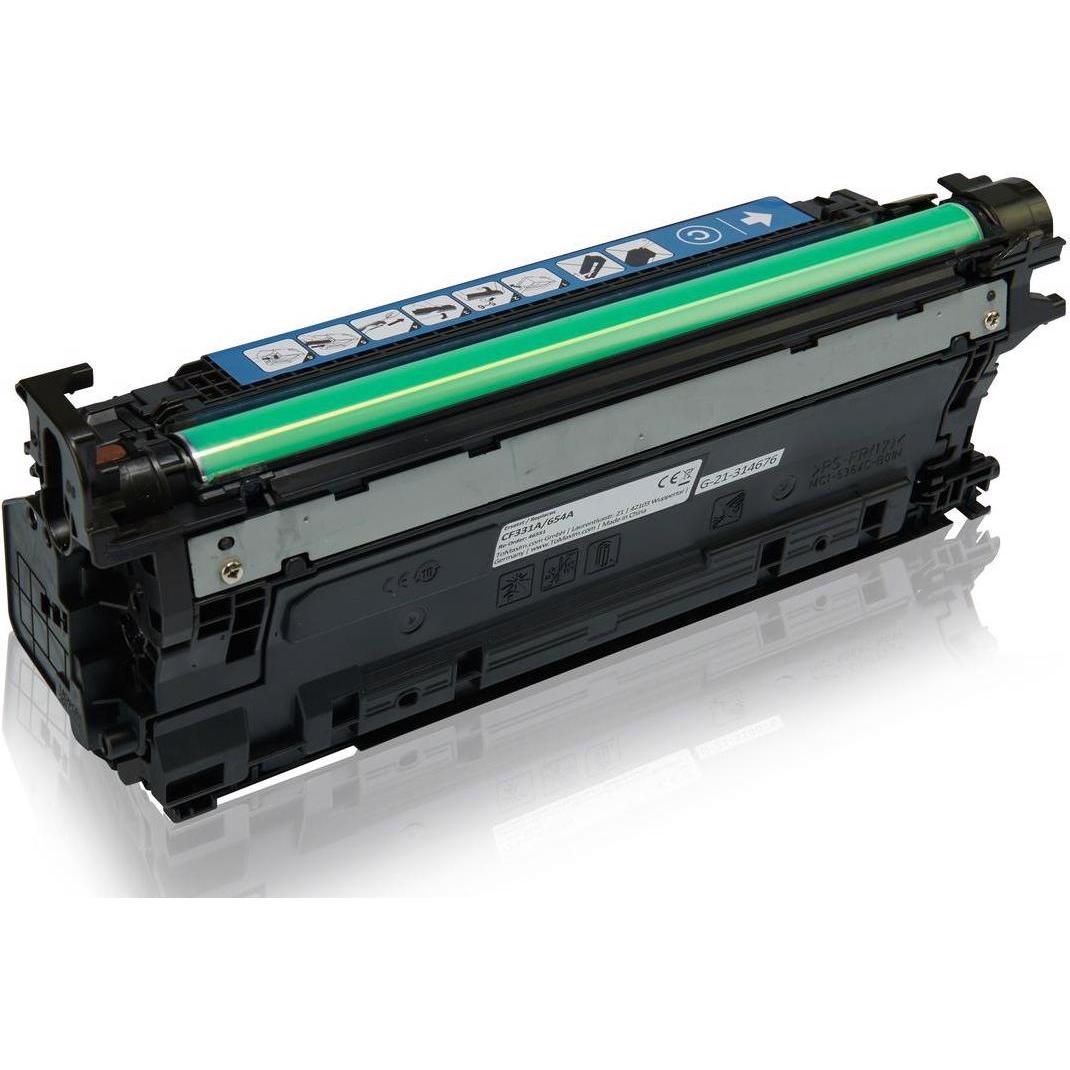Bild von Inkadoo, Toner, Toner kompatibel zu HP CF331A / 654A Toner, cyan Cyan (C)