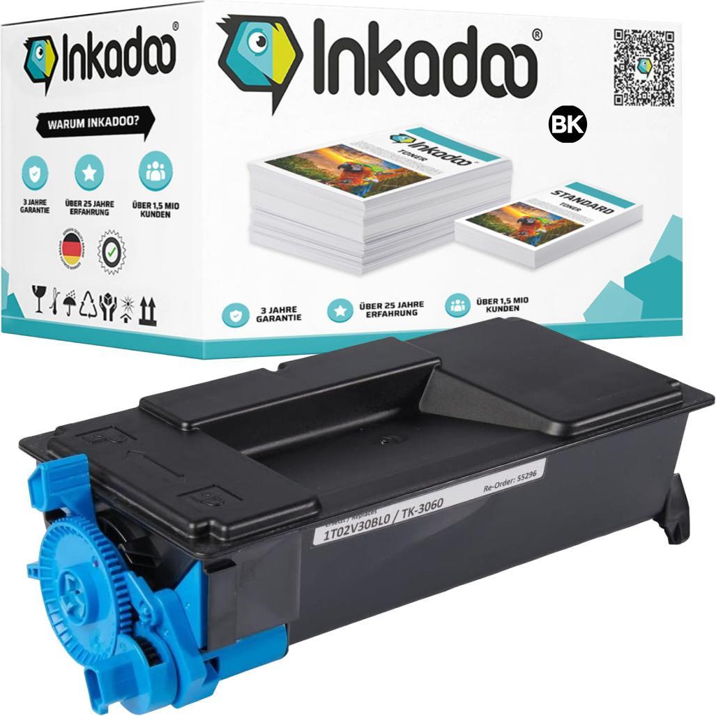 Bild von Inkadoo, Toner, Toner kompatibel zu Kyocera 1T02V30NL0 / TK-3060 Toner, schwarz Schwarz (BK)