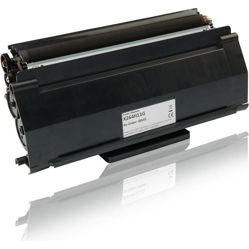 Bild von Inkadoo, Toner, Toner kompatibel zu Lexmark X264H11G Toner, schwarz Schwarz (BK)
